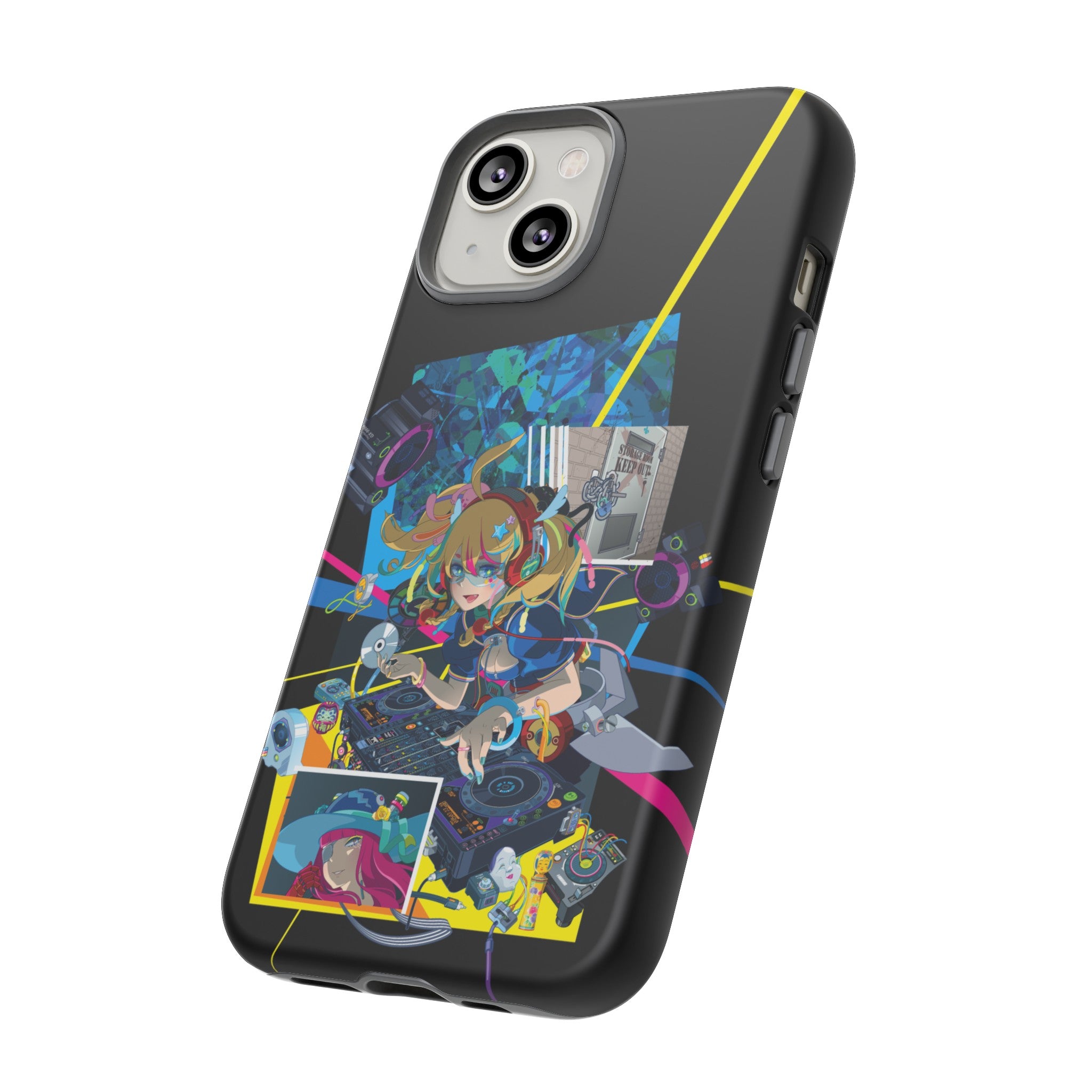 Hypersonic Music Club DJ VAL - Tough Phone Case